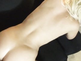 Shaved Young Amateur Babe Riding A Throbbing Rod