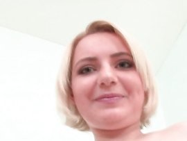 Small Blonde With Tiny Tits And A Huge Sex Toy