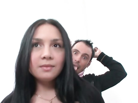 Euro Teen Beauty In A Hardcore Threesome Lovemaking