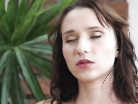 Tall Girl With Perky Tits Masturbates Solo