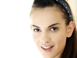 Fondling Her Tiny Tits And Hard Nipples Solo