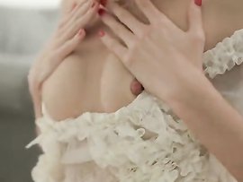 Panties Are Cute On A Solo Masturbating Blonde Teen