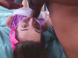 Using A Petite Fuck Slut Like His Sex Toy